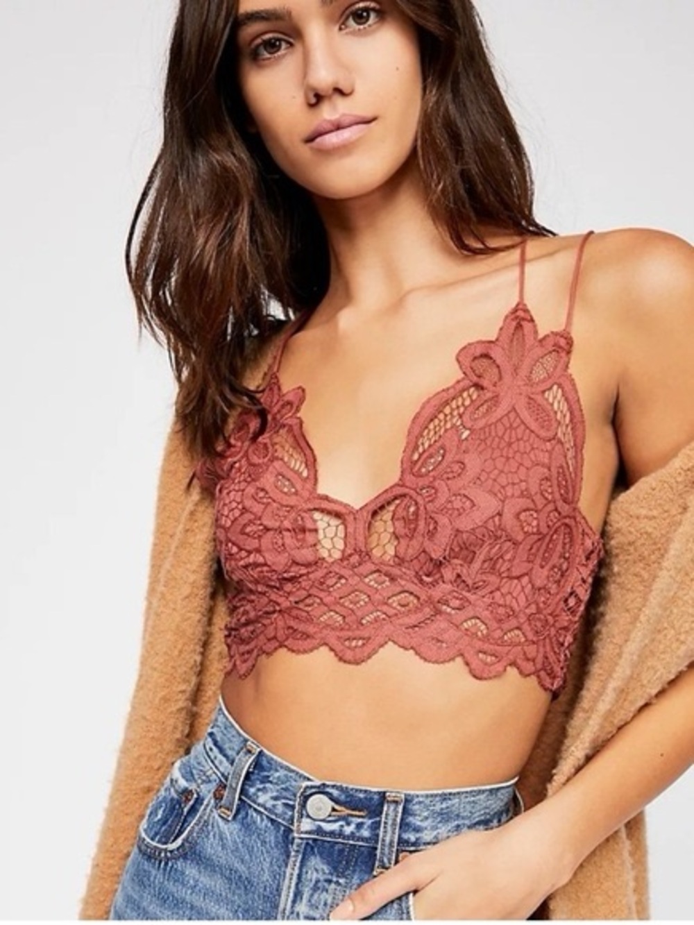 Free People Adella Lace Bralette